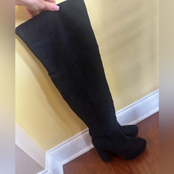 Bamboo Women’s Over The Knee Boots connection style suede size 8 - Picture 1 of 10